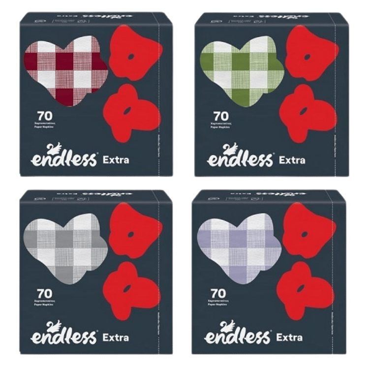 Endless Papierservietten Extra Mix (33x33cm) von Endless bei Araxxon - Hochwertiges griechisches Produkt. Endless Papierservietten Extra Mix (33x33cm) από Endless στο Araxxon - Αυθεντικό ελληνικό προϊόν.